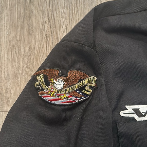 Rare Dickies Motorcycle Biker Button Down Shirt Size XL - Picture 4 of 7